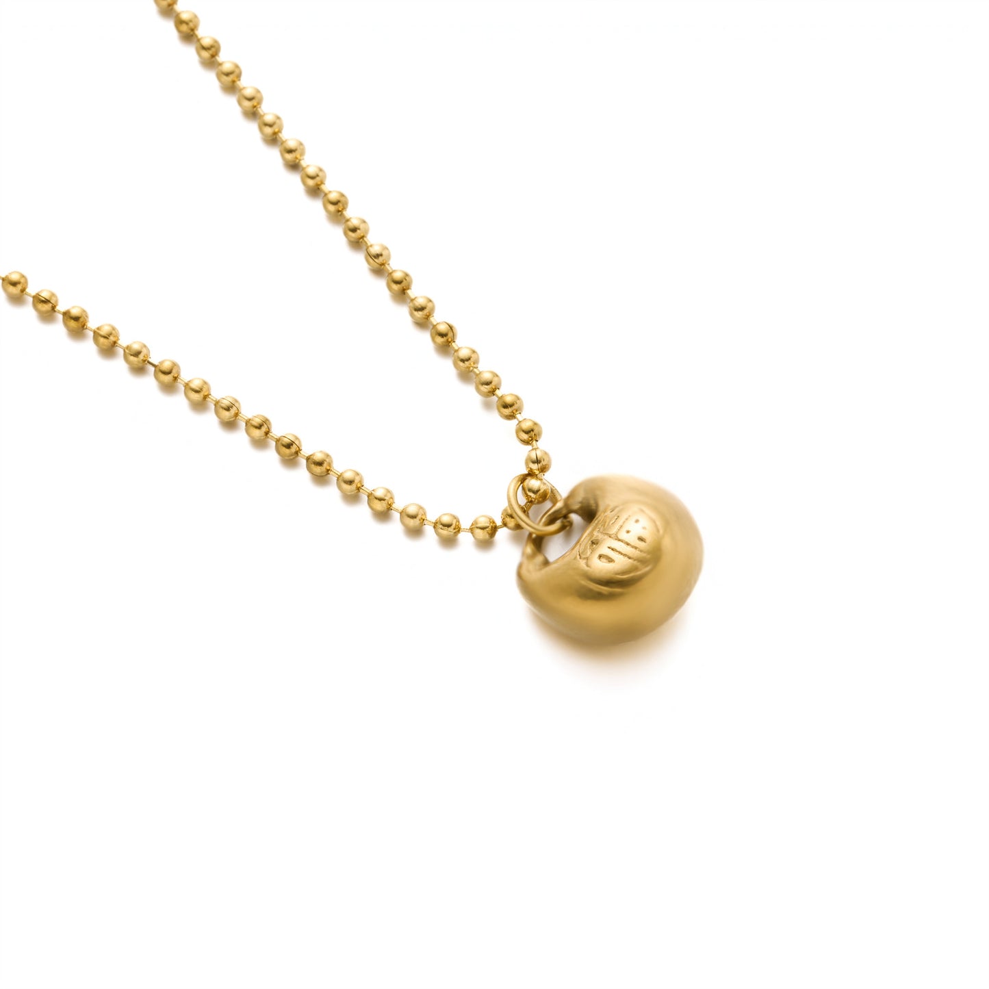 18K Gold Lucky Bag Necklace