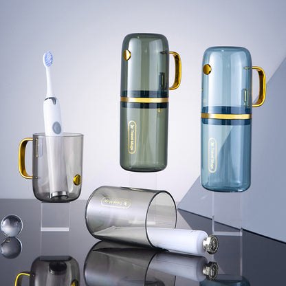 Vaso portátil para cepillos de dientes de viaje 