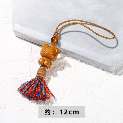 Barbie sandalwood KT cat mobile phone pendant