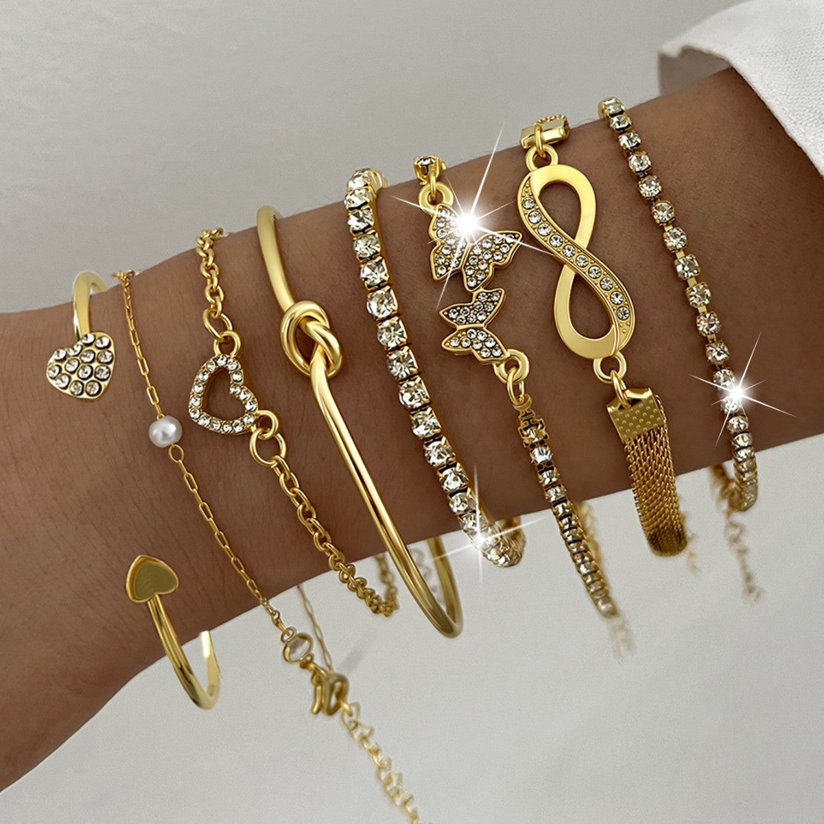 Butterfly Knot Bracelet Set