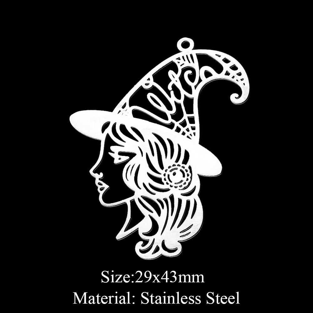 5 pcs/bag, eye fairy face pendant.