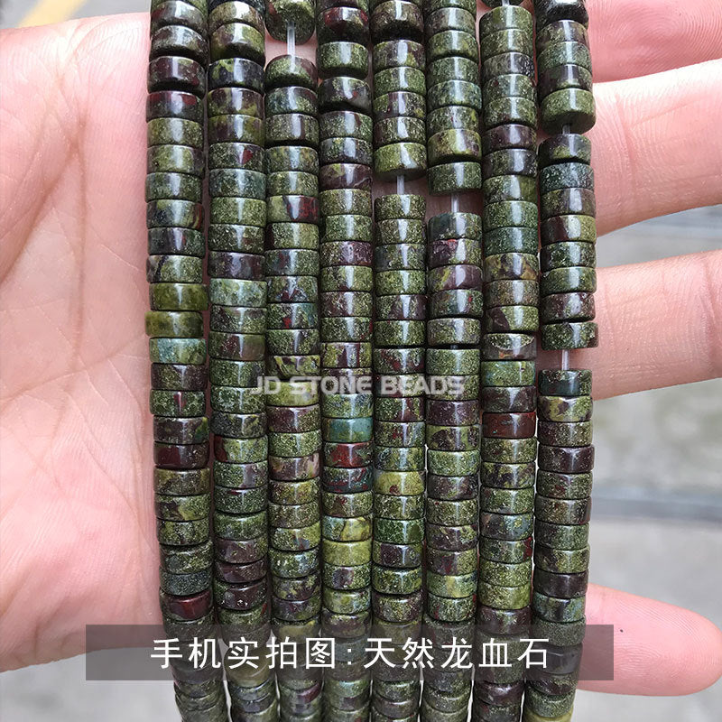 3 * 6Mm natural stone right angle disc loose beads