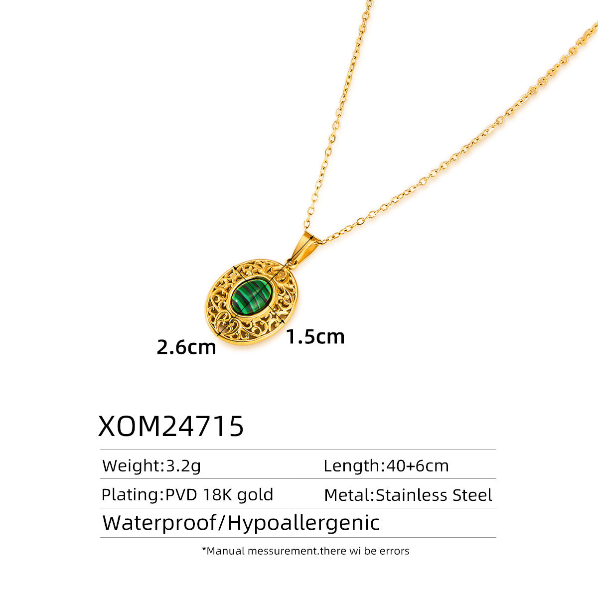 High-End Non-Fading Titanium Steel Women's Collarbone Necklace — INS Euro Style