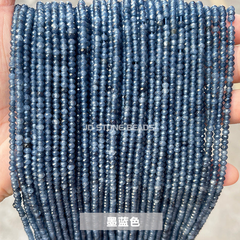 2 * 3Mm colorful chalcedony abacus beads loose beads