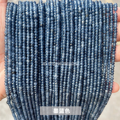 2 * 3Mm colorful chalcedony abacus beads loose beads