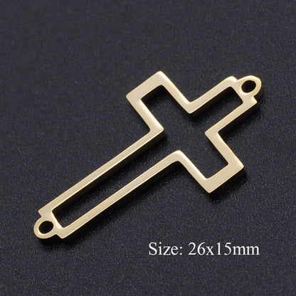 5 piezas/paquete Colgante de acero de titanio en forma de corazón con infinitas notas musicales 