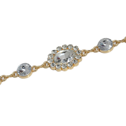 Rhinestone inlaid women's waist chain wholesale