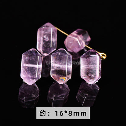 Amethyst engraving Pixiu nine-tailed fox single loose bead