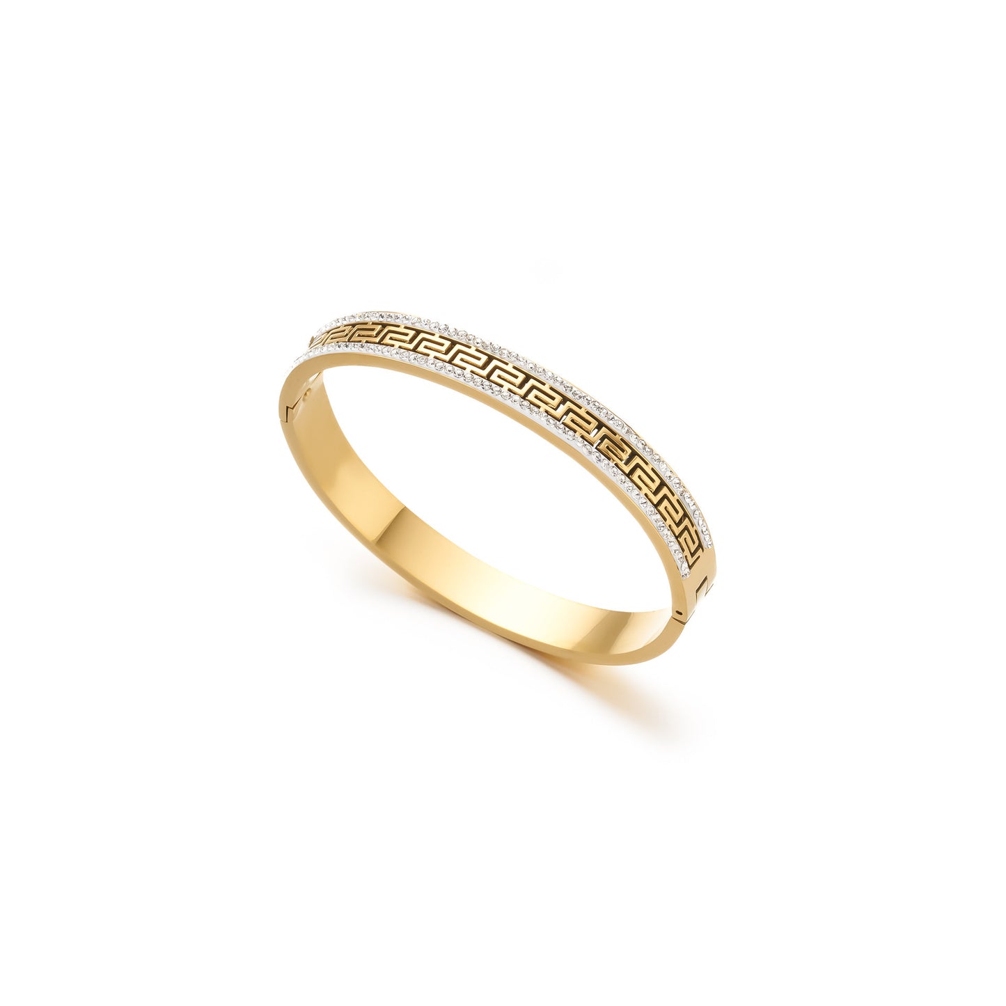 18K Gold Great Wall Pattern Bracelet