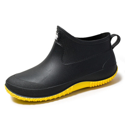 Versatile couple rain boots non-slip
