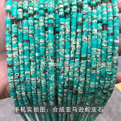4 * 2Mm synthetic emperor stone spacer loose beads