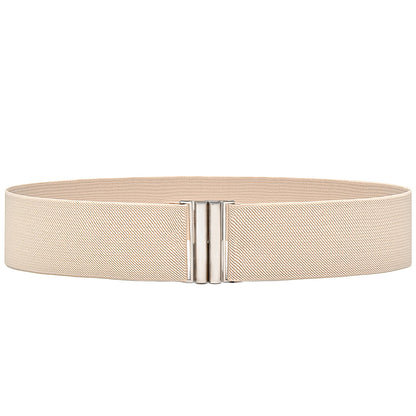 Elastic waist seal jewelry belt