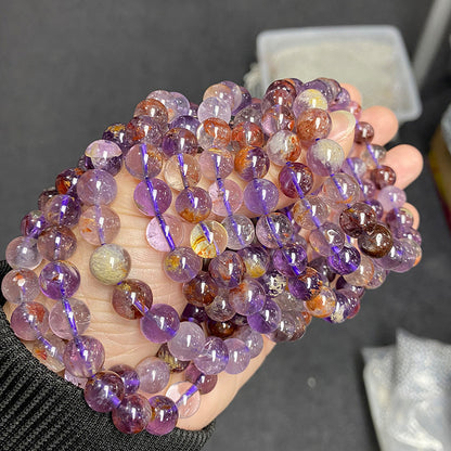 5A Natural Purple Ghost Stone Bracelet