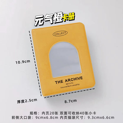 Card Holder, One-Grid, Star-Fan Mini Album