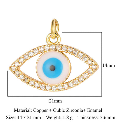 3 pcs/pack butterfly copper zircon angel pendant.