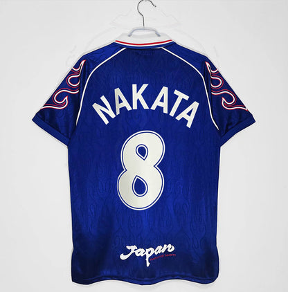 98 Japan World Cup Home Away Retro Nakata 8 Long Short Sleeve