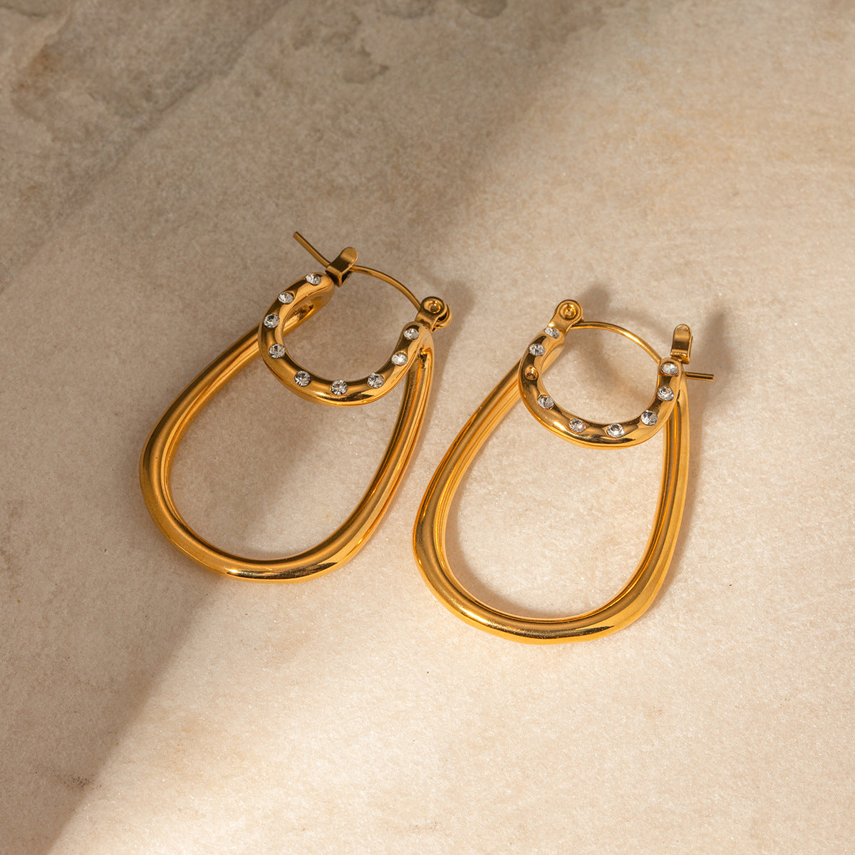 Double Curved Earrings