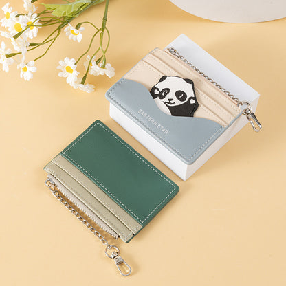 Short multi-card change purse