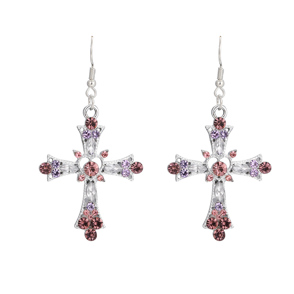 Cross Pendant Necklace Set