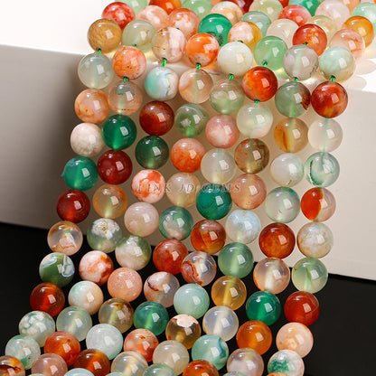 Cherry blossom agate loose beads wholesale