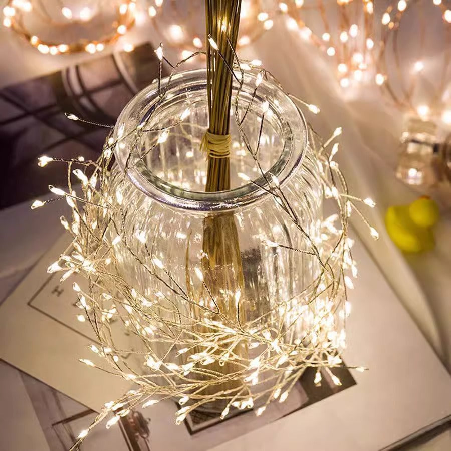 Copper wire firecracker light string plug-in decorative light strip