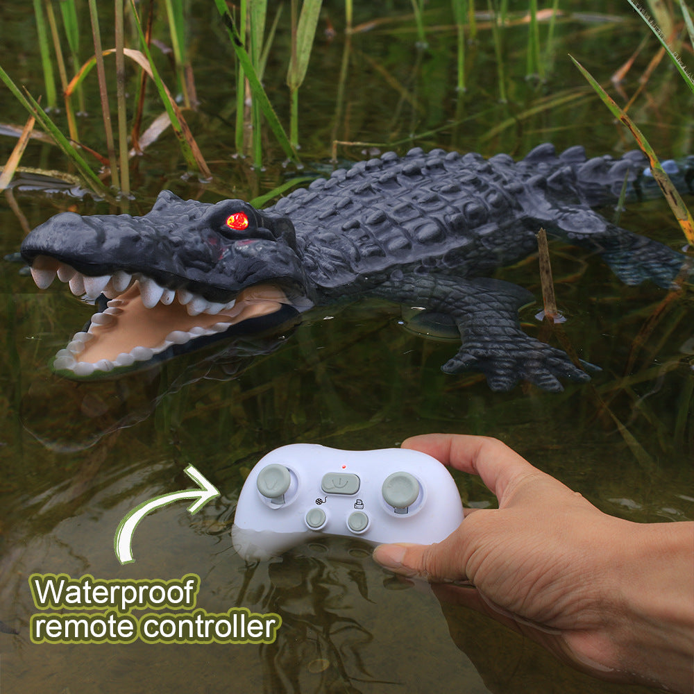 2.4GHz Remote Control Simulation Crocodile and Shark Underwater Waterproof Remote Controller Essential for Summer Swimming