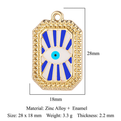 5 pcs/bag, palm eye, alloy necklace, earrings, pendant.