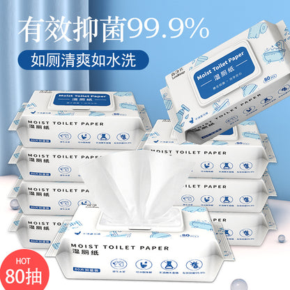 High-Quality Wet Wipes 80 Sheets Large Pack