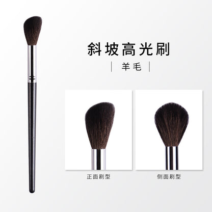 24-Piece Animal Hair Makeup Brush Set