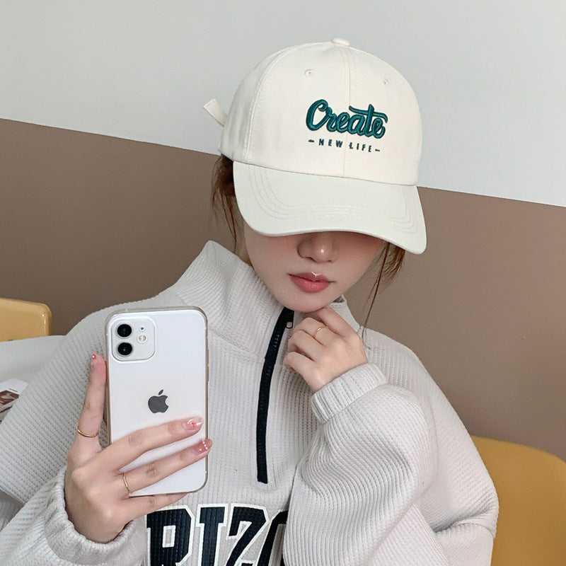 Gorra de béisbol dura de ala ancha y corona profunda 