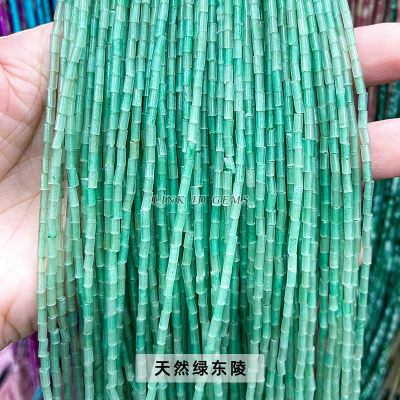 2X4mm agate round tube beads loose beads