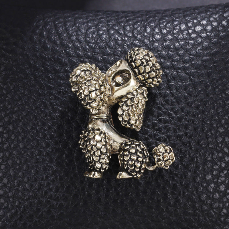 Chinese style metal brooch