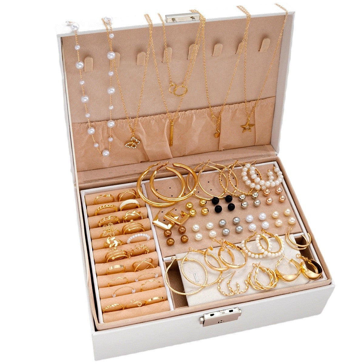 SHEIN Imitation Pearl Alloy Jewelry Set (without box)