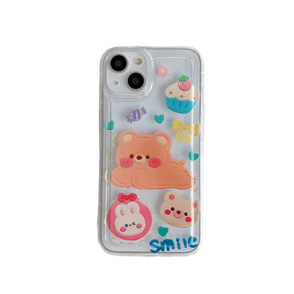 Apple 15 Pro Soda Series Cartoon Text Creative XR 13 Case