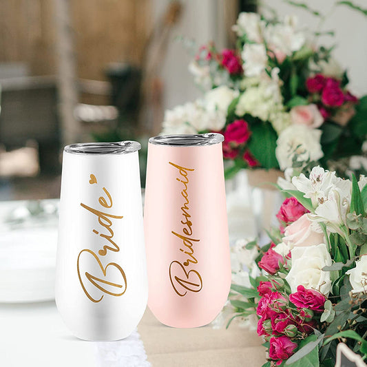 Double beer glass champagne glass