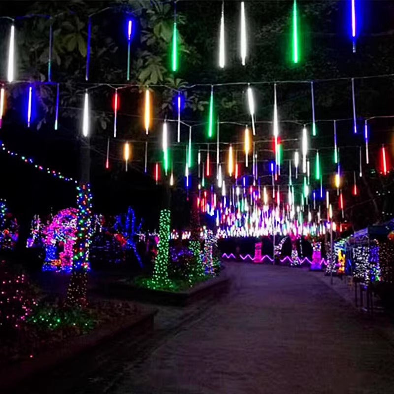 Solar Meteor Shower Light Outdoor Waterproof Starry Sky Light Tube