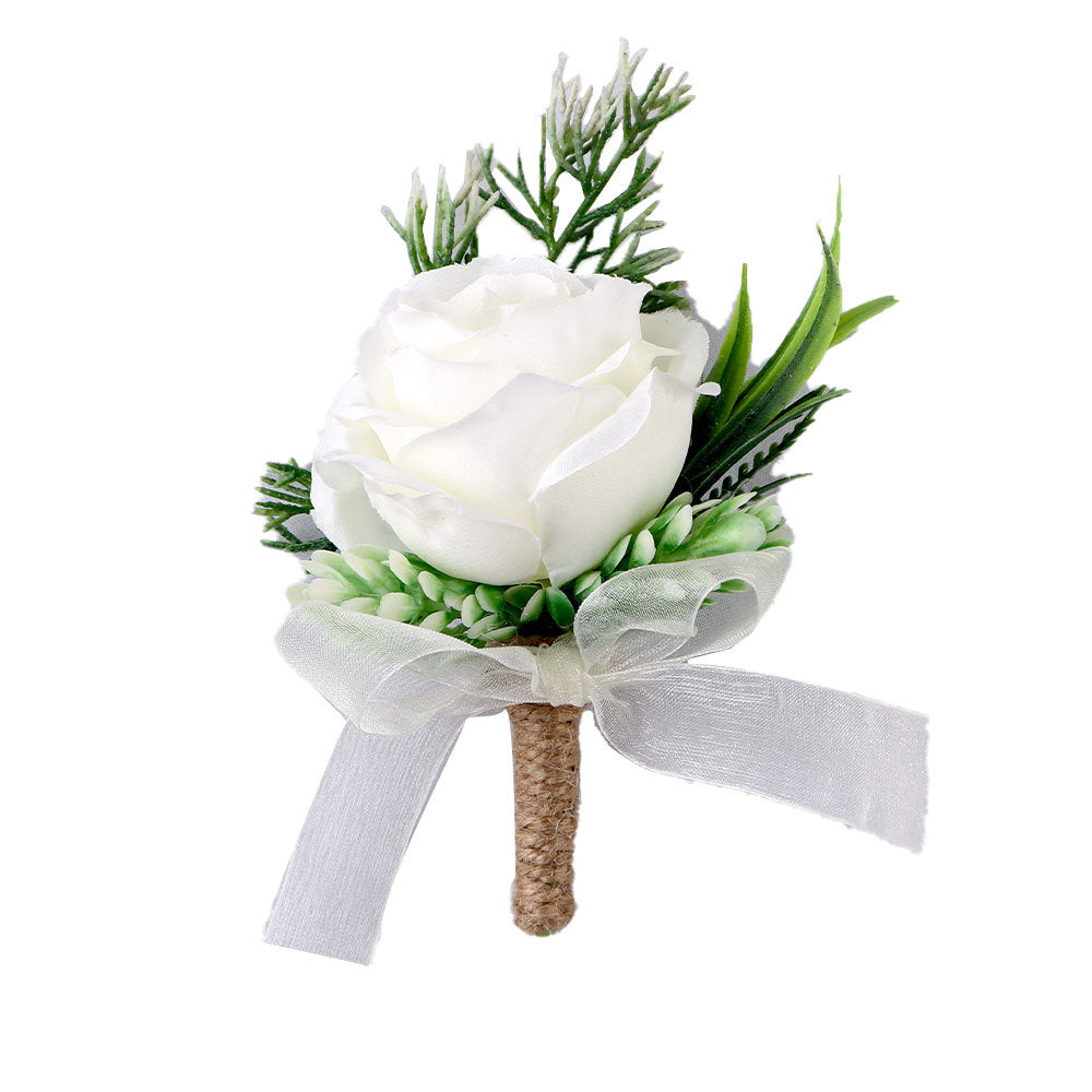 Bride and Groom Wedding Corsage