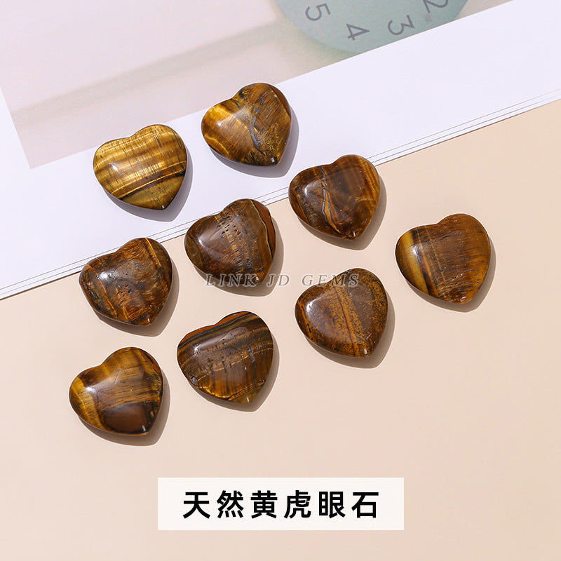 2Cm Natural Crystal Heart Shaped Gemstone
