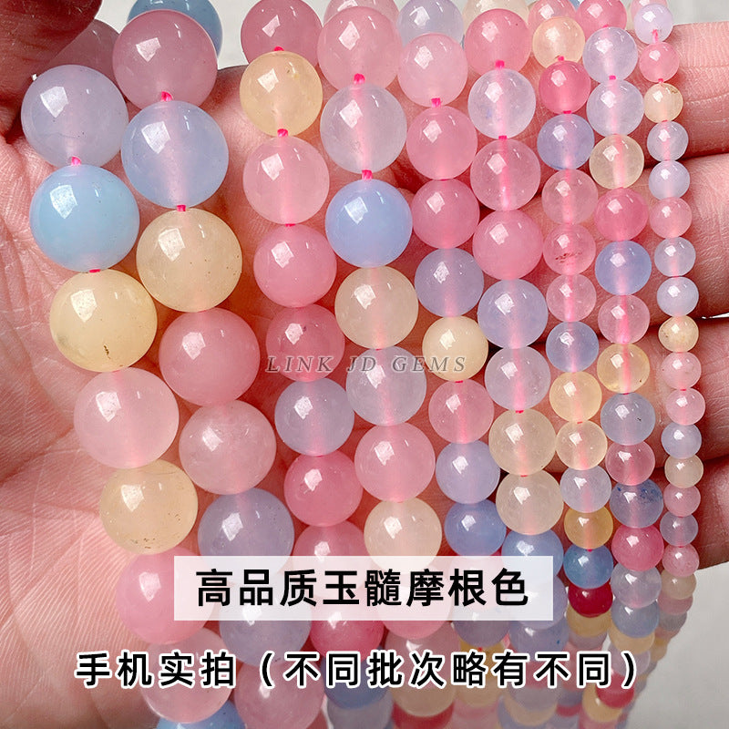 Colorful Morgan Chalcedony Loose Beads