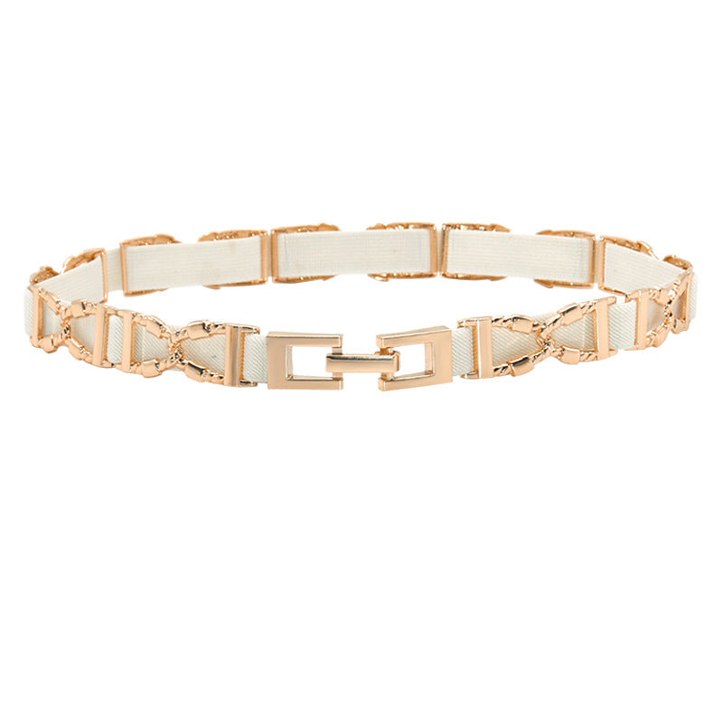 Pin buckle elastic elastic belt