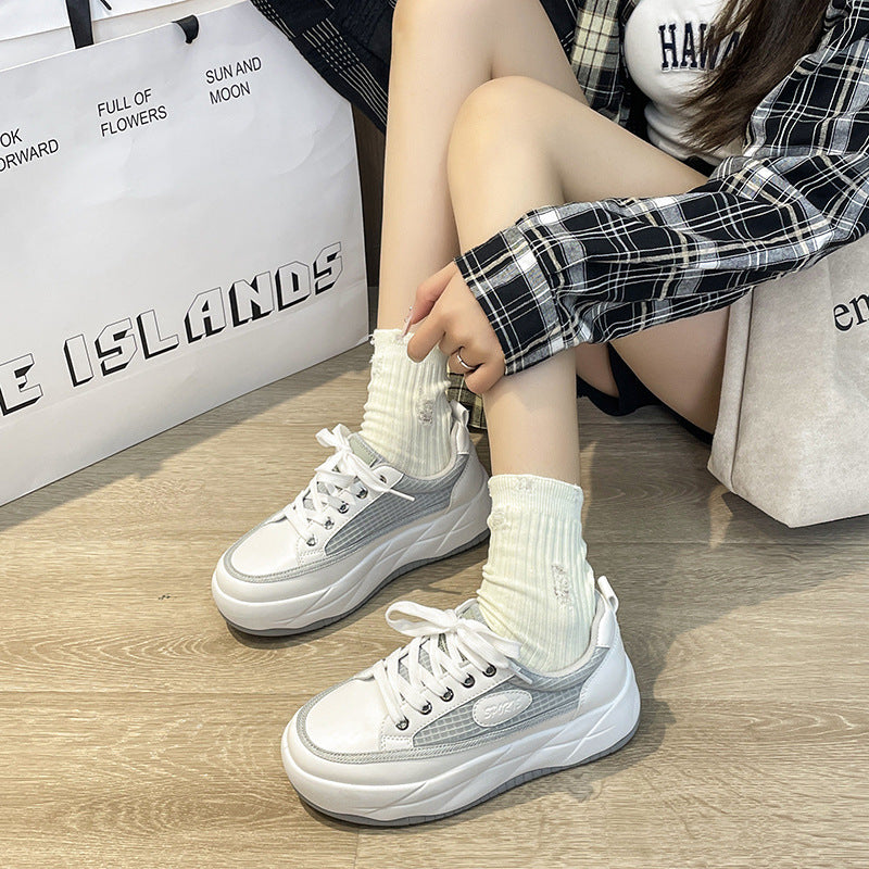 Zapatillas informales de malla transpirable para mujer de primavera 