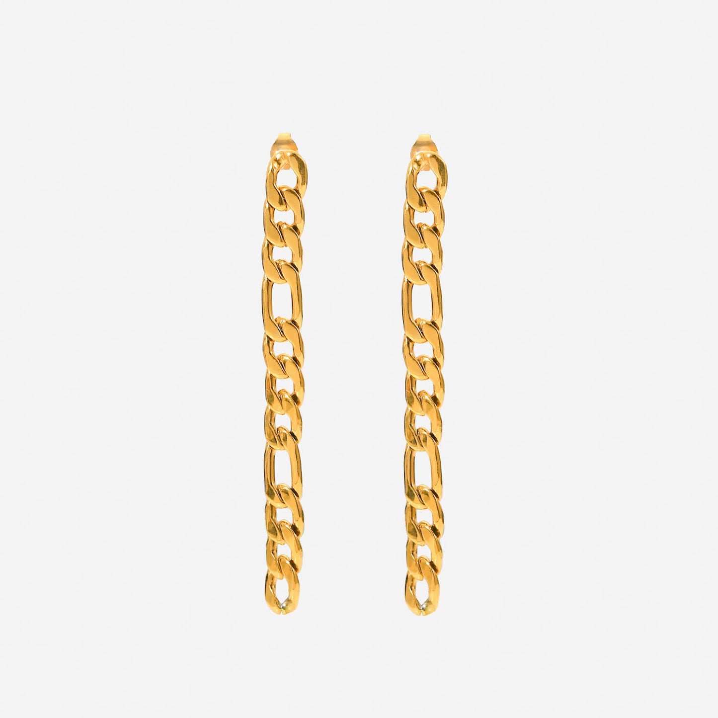 Gold earrings