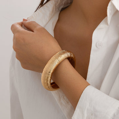 Square smooth ring bracelet
