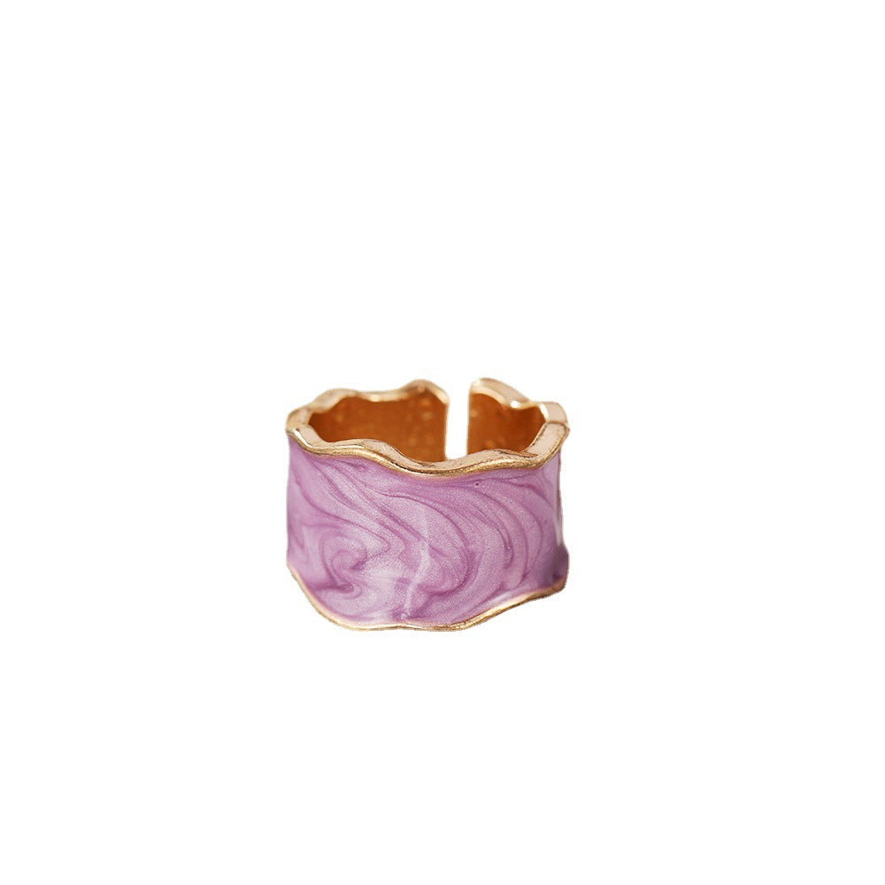 Enamel drip ring