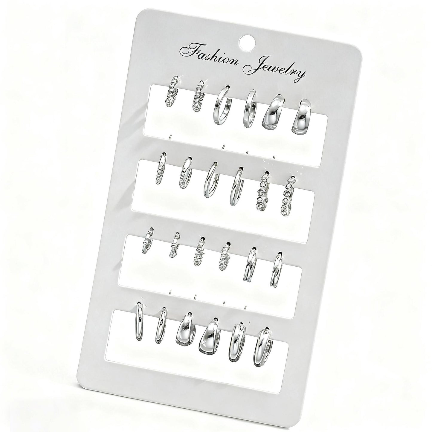 12-Piece Geometric Earring Set