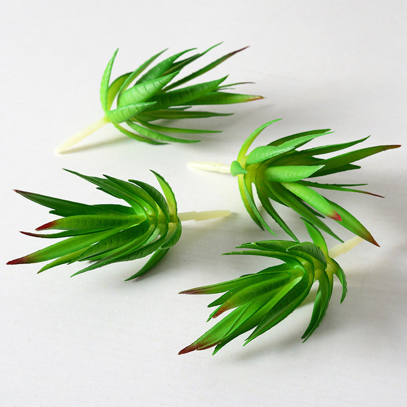 Simulation aloe succulent plant green small ornaments combination potted plant