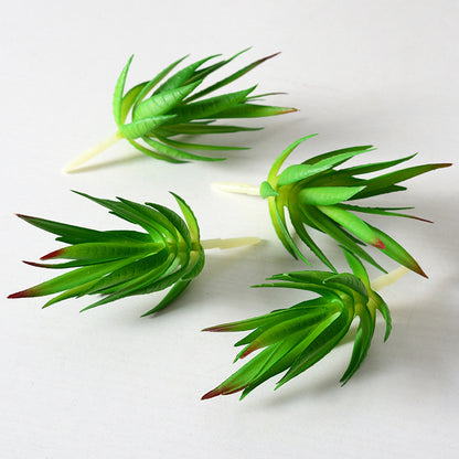 Simulation aloe succulent plant green small ornaments combination potted plant