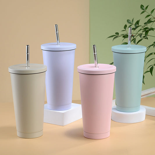 Spray 18oz anti-drop stainless steel thermos cup