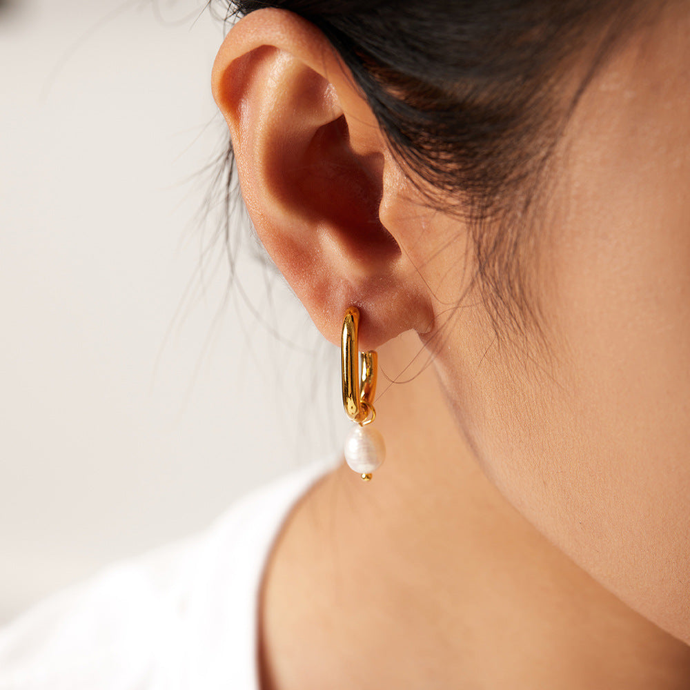Pearl earrings