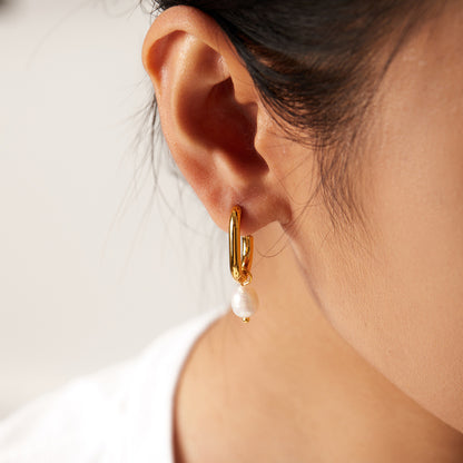 Pearl earrings